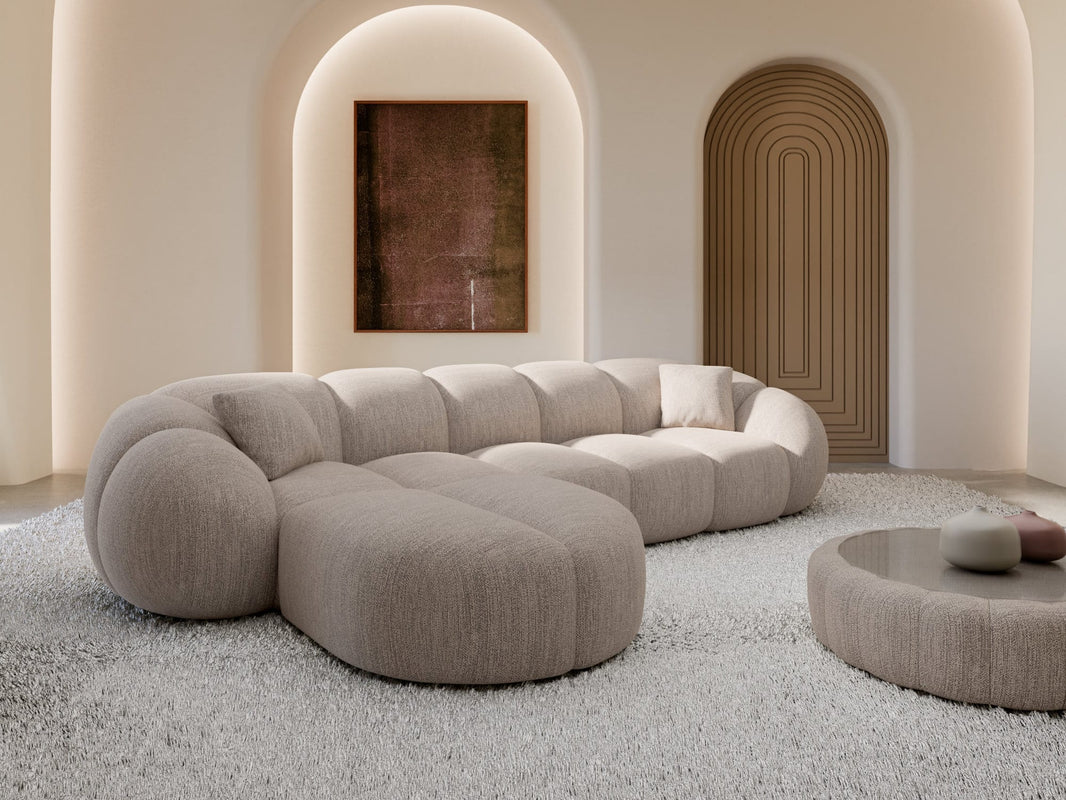 Stoff Ecksofa Valderosa L-Form