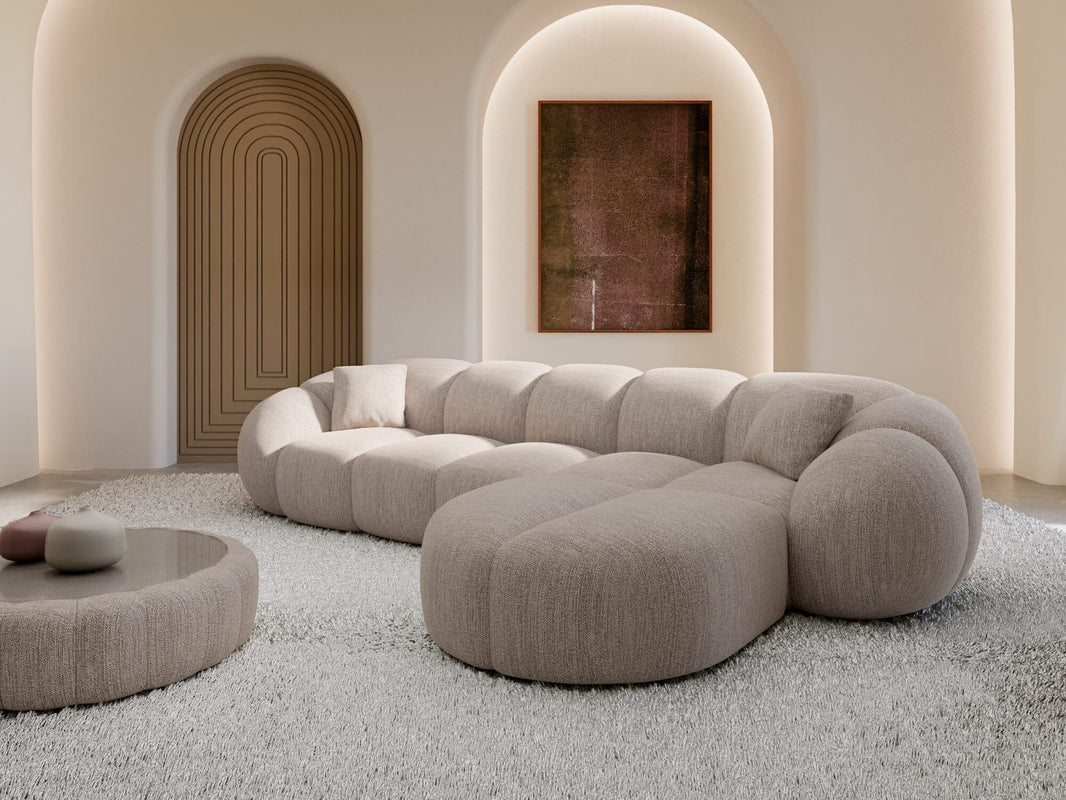 Stoff Ecksofa Valderosa L-Form