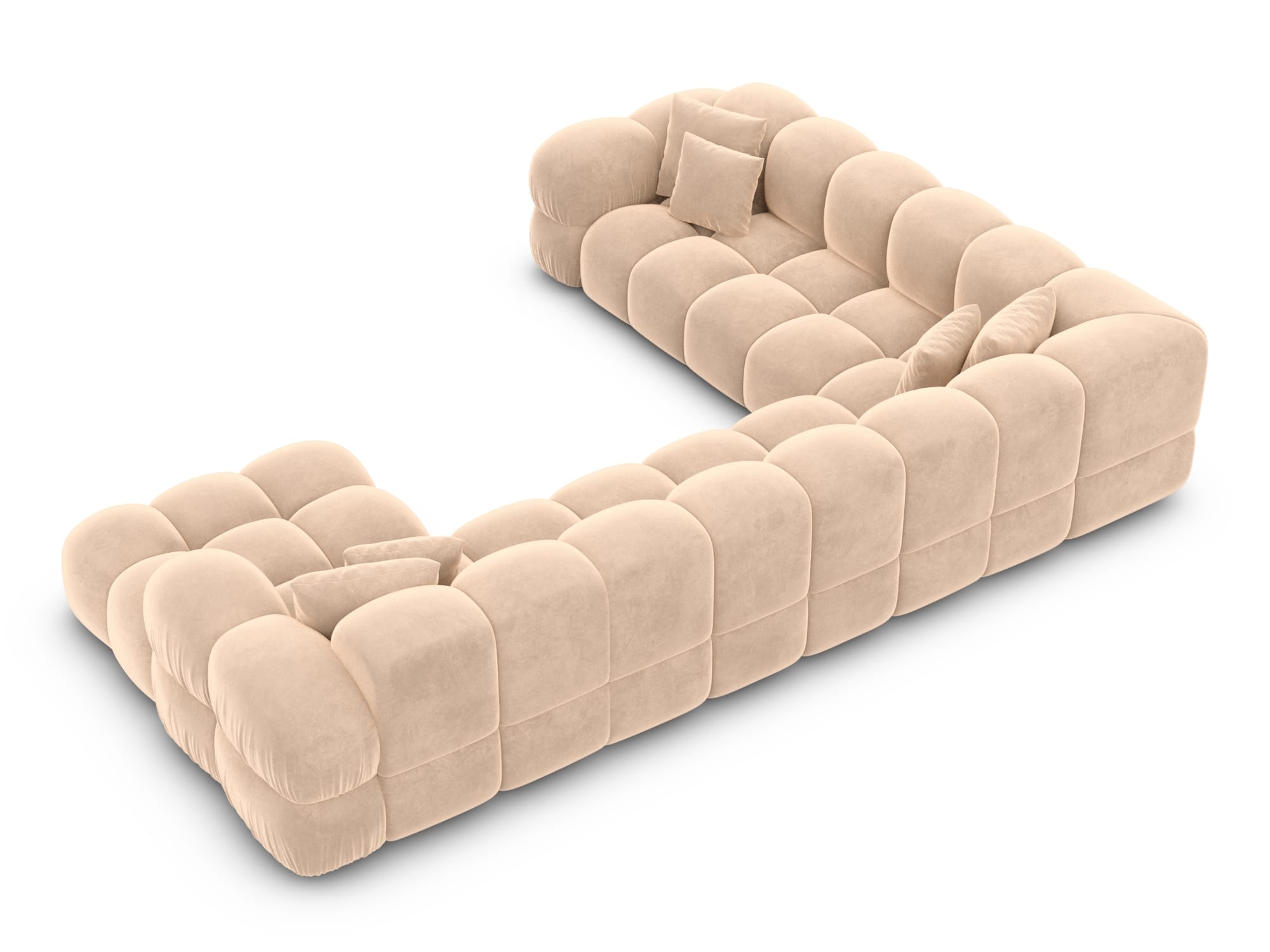Polster Wohnlandschaft Monteverde XXL U-Form Beige
