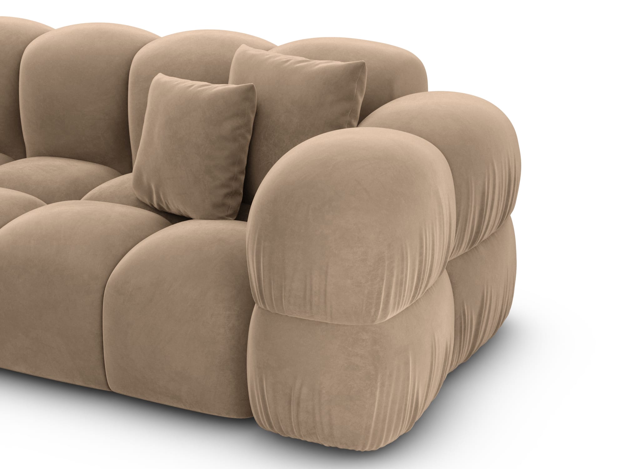 Polster Wohnlandschaft Monteverde XXL U-Form Braun