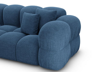 Stoff Ecksofa Monteverde L-Form Dunkelblau