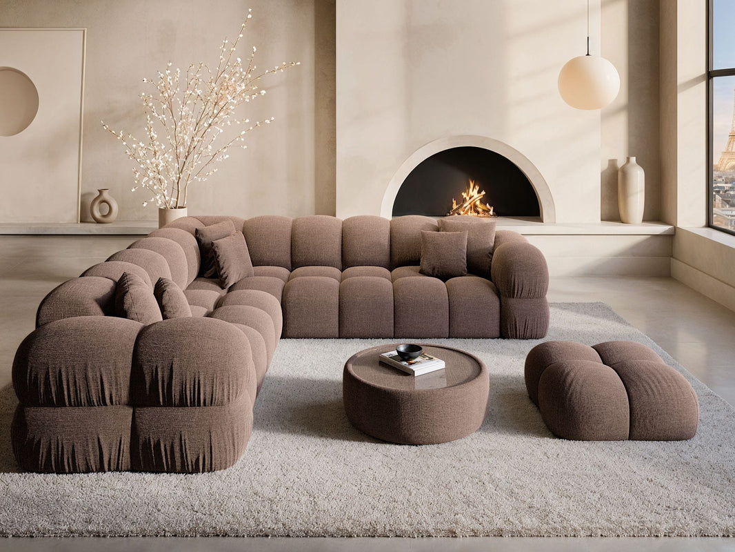 Couch Monteverde L-Form in Stoff