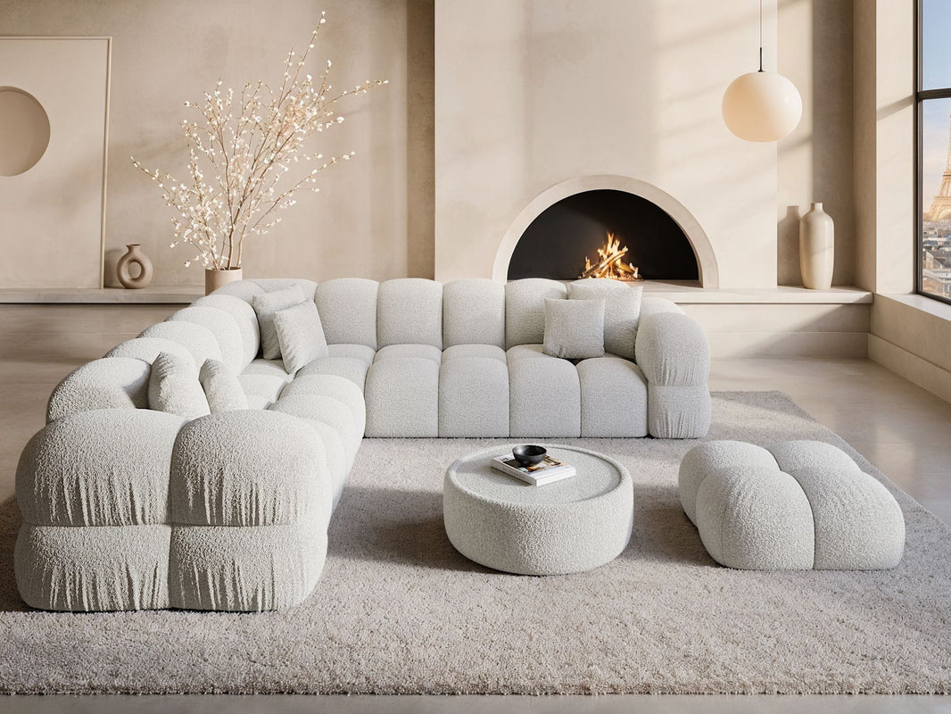 Couch Monteverde L-Form in Stoff