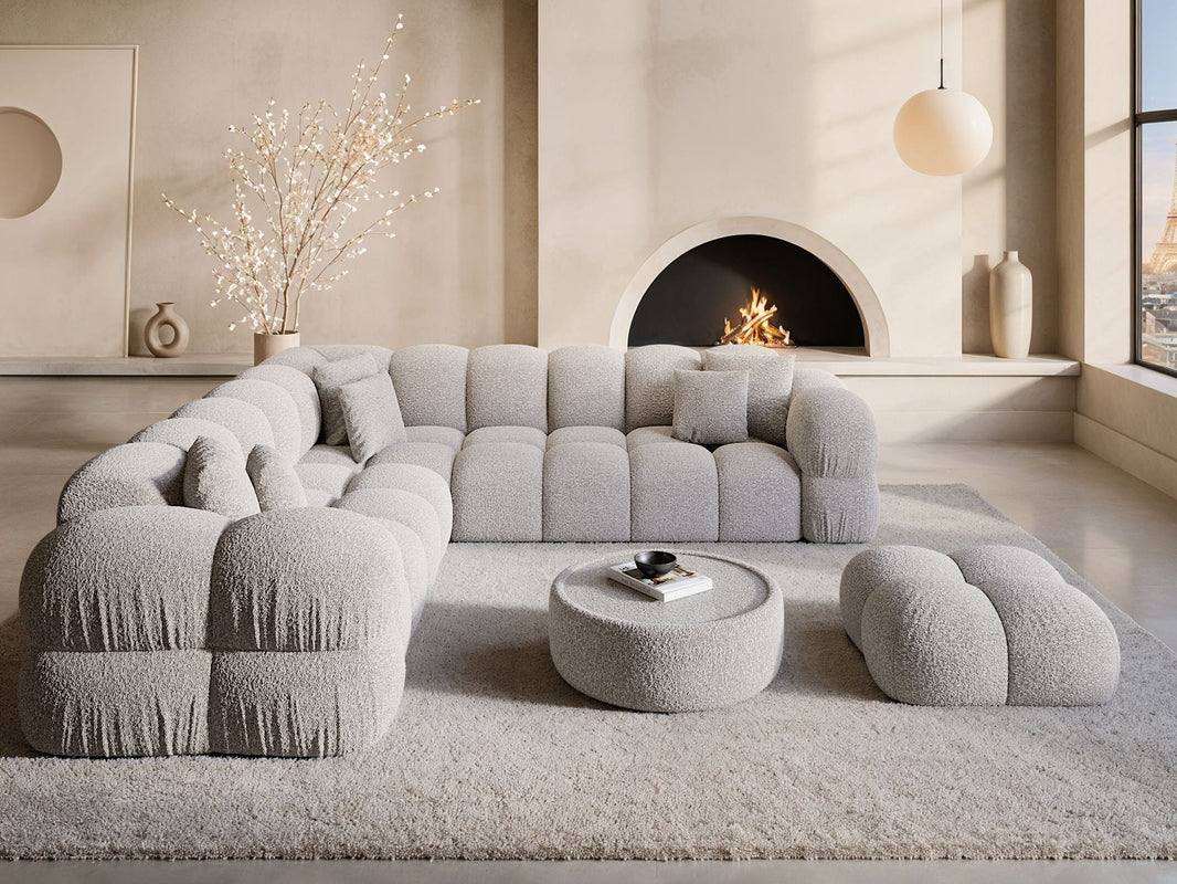 Couch Monteverde L-Form in Stoff
