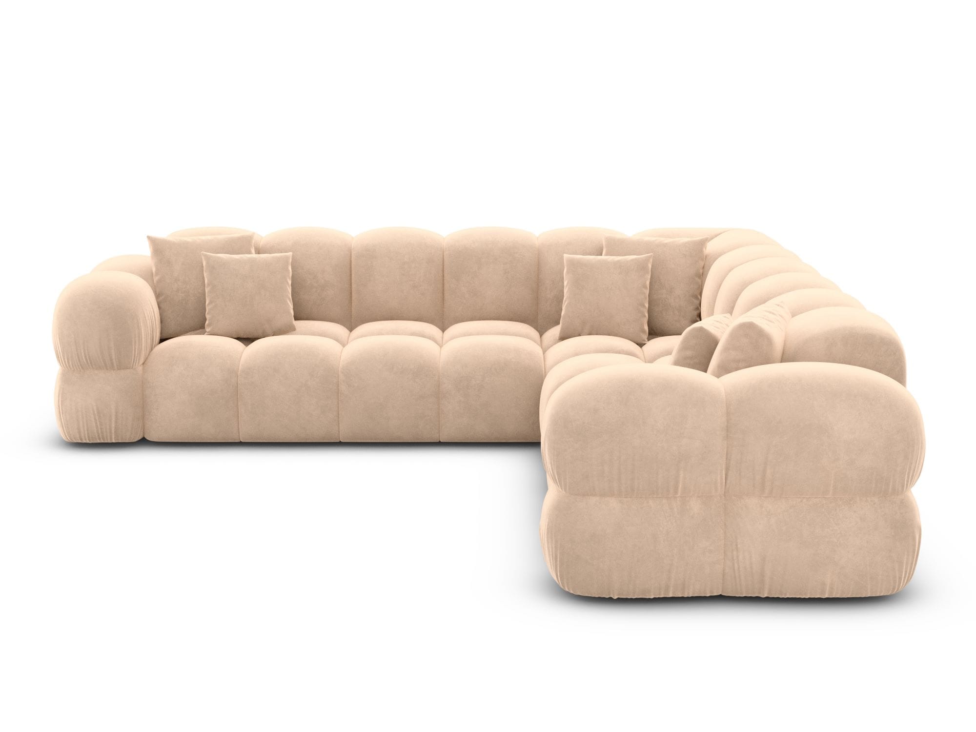 Polster Ecksofa Monteverde L Form Beige