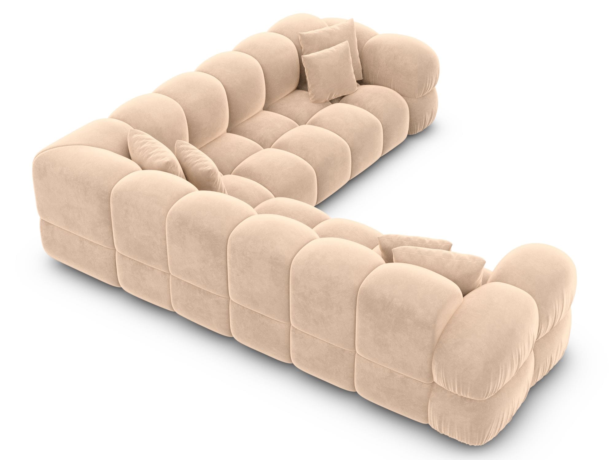 Polster Ecksofa Monteverde L Form Beige