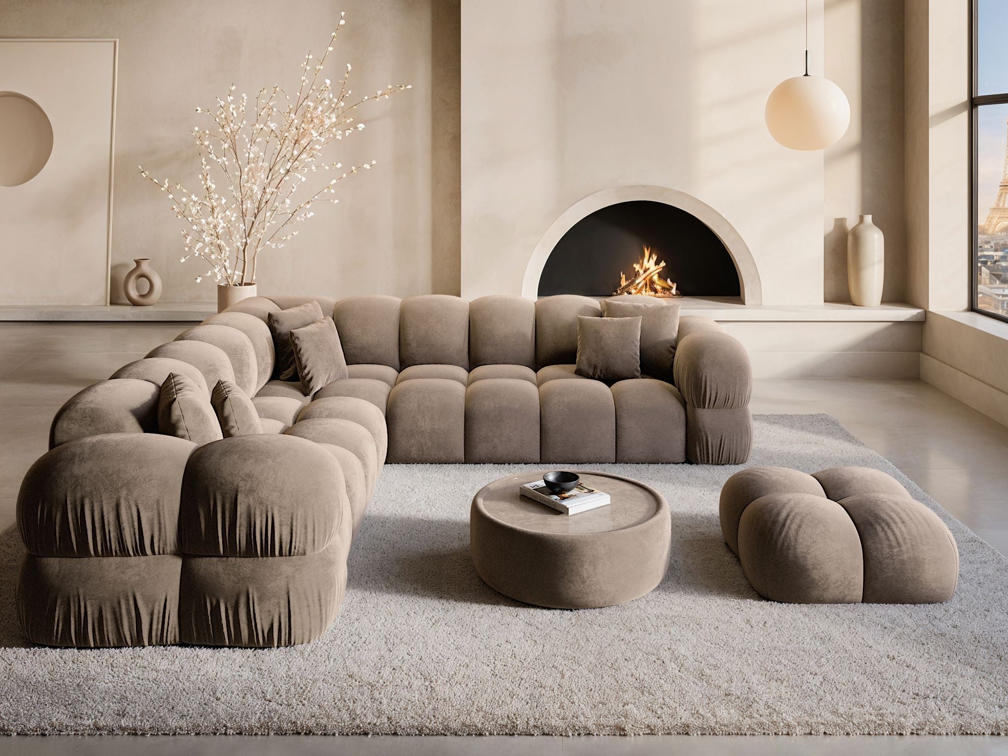 Polster Ecksofa Monteverde L Form