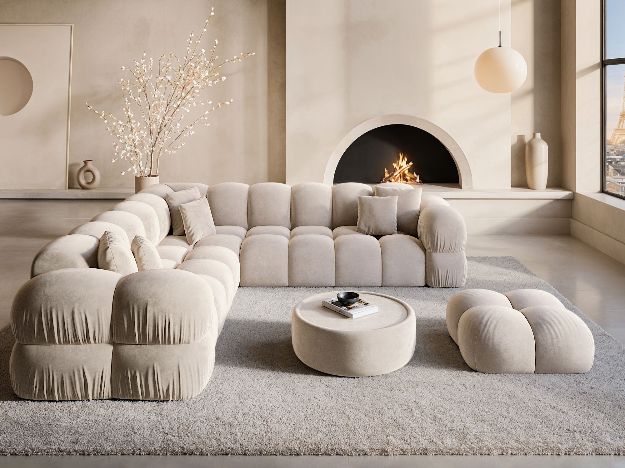 Polster Ecksofa Monteverde L Form