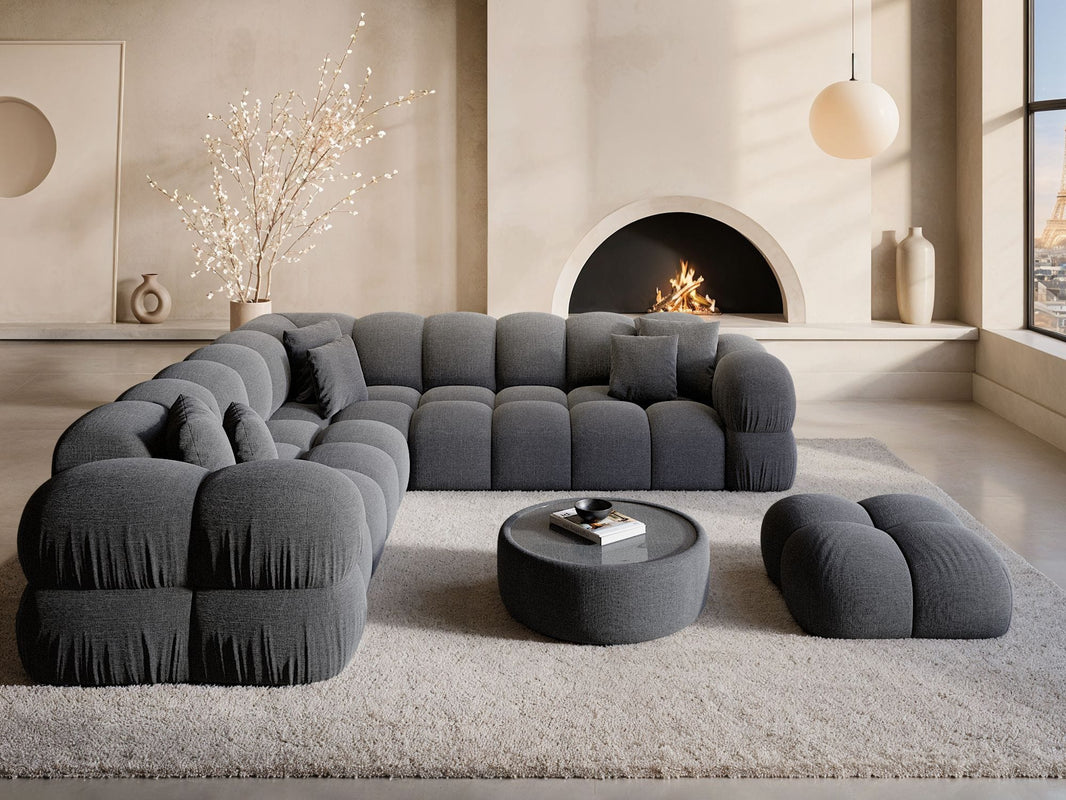 Couch Monteverde L-Form in Stoff