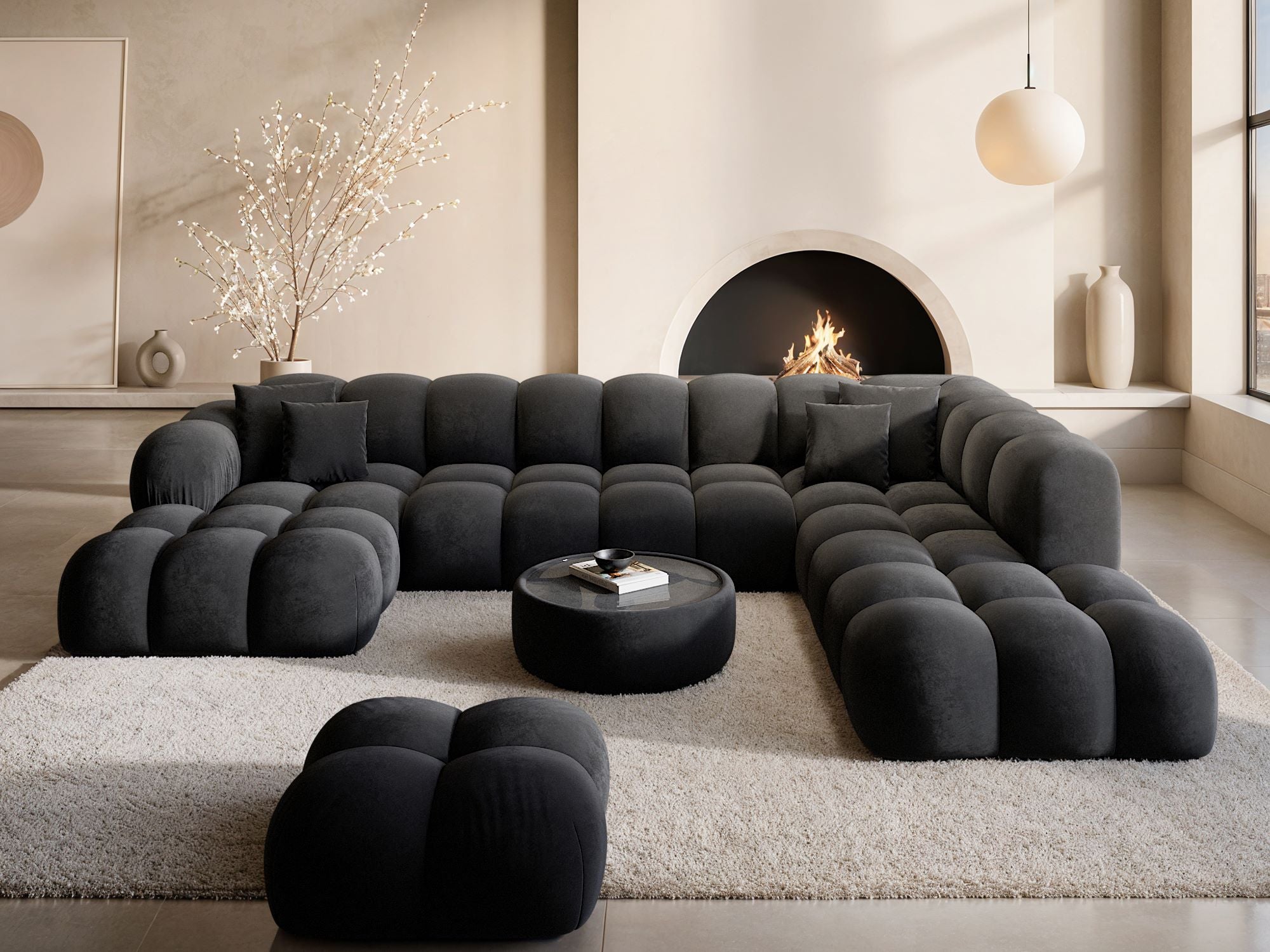 Polster Wohnlandschaft Monteverde U-Form Lounge