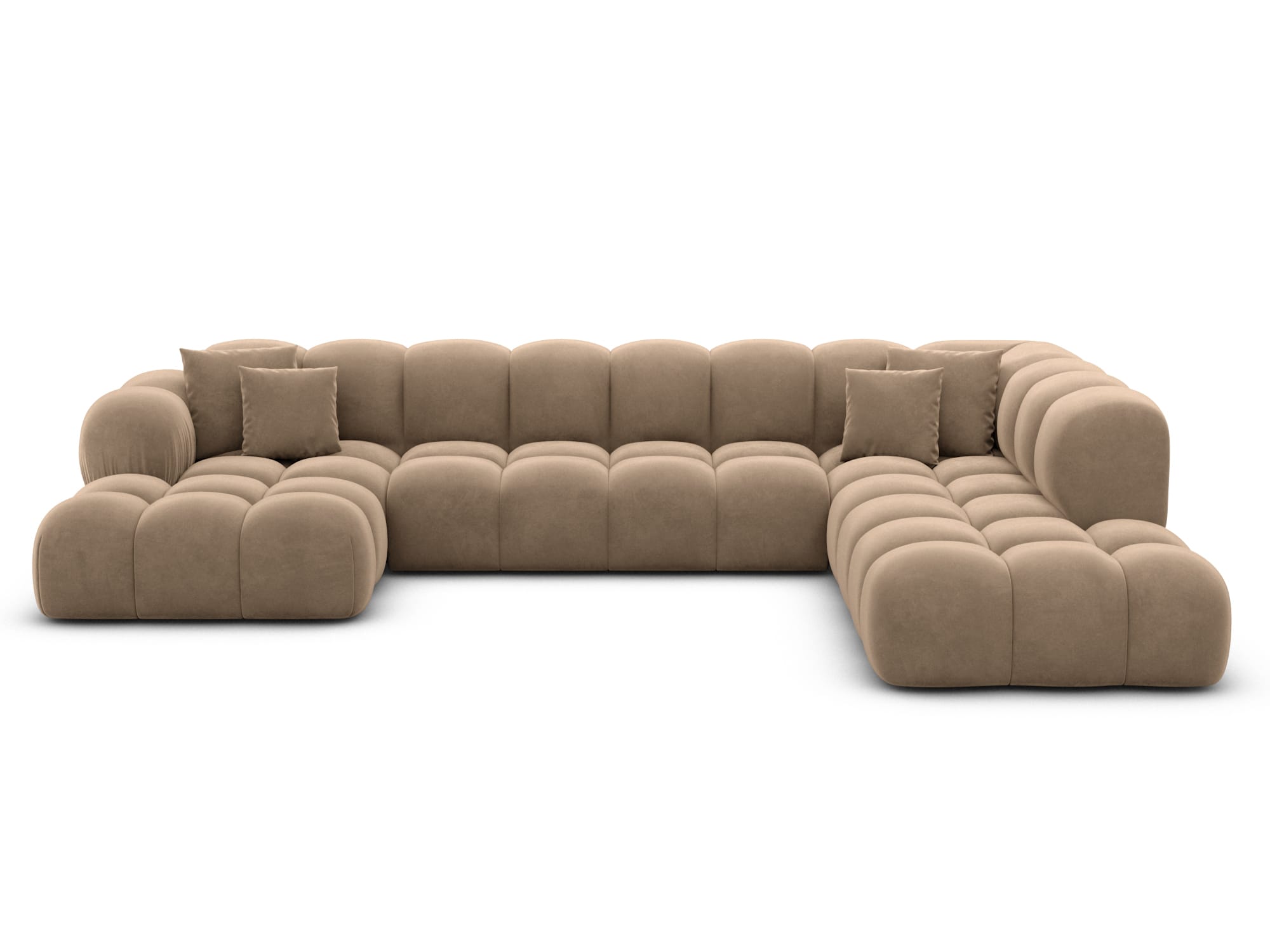 Wohnlandschaft Monteverde Lounge U-Form braun