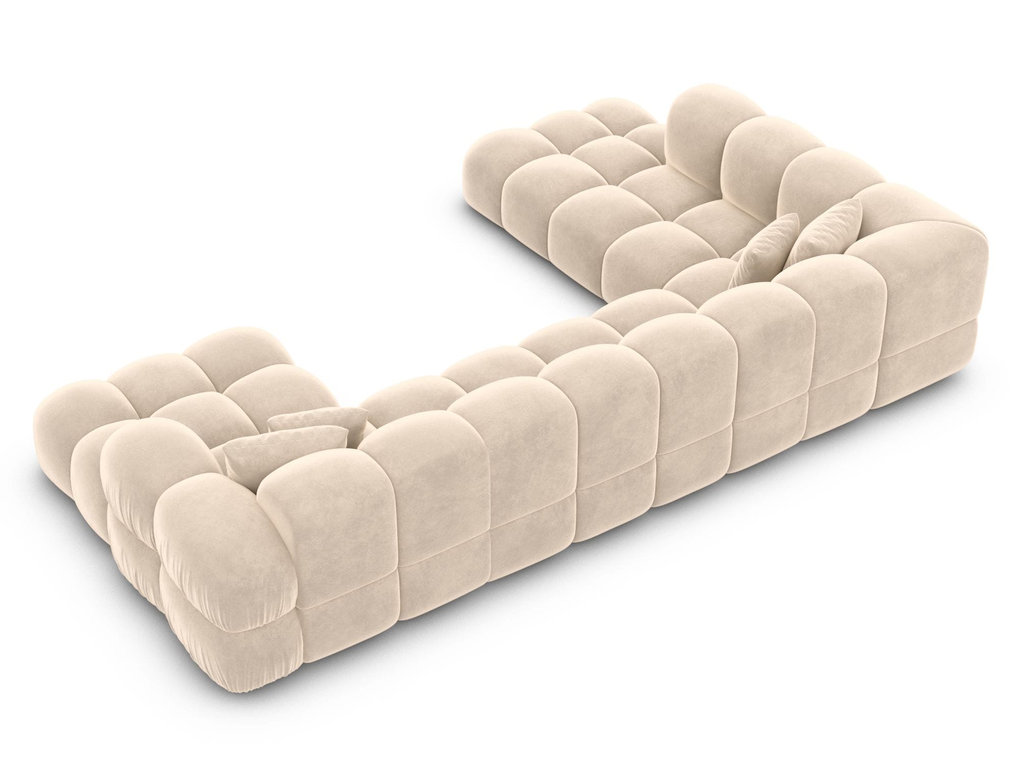Wohnlandschaft Monteverde Lounge U Form creme