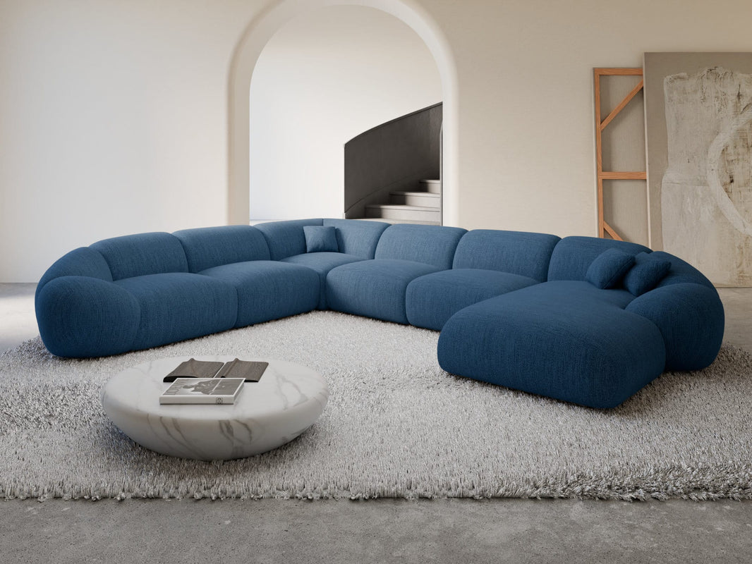 XXL Wohnlandschaft Solverde U-Form aus Stoff