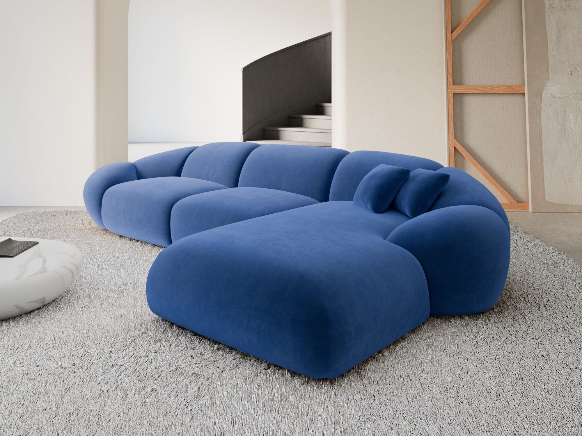 Polster Ecksofa Solverde L Form kurz