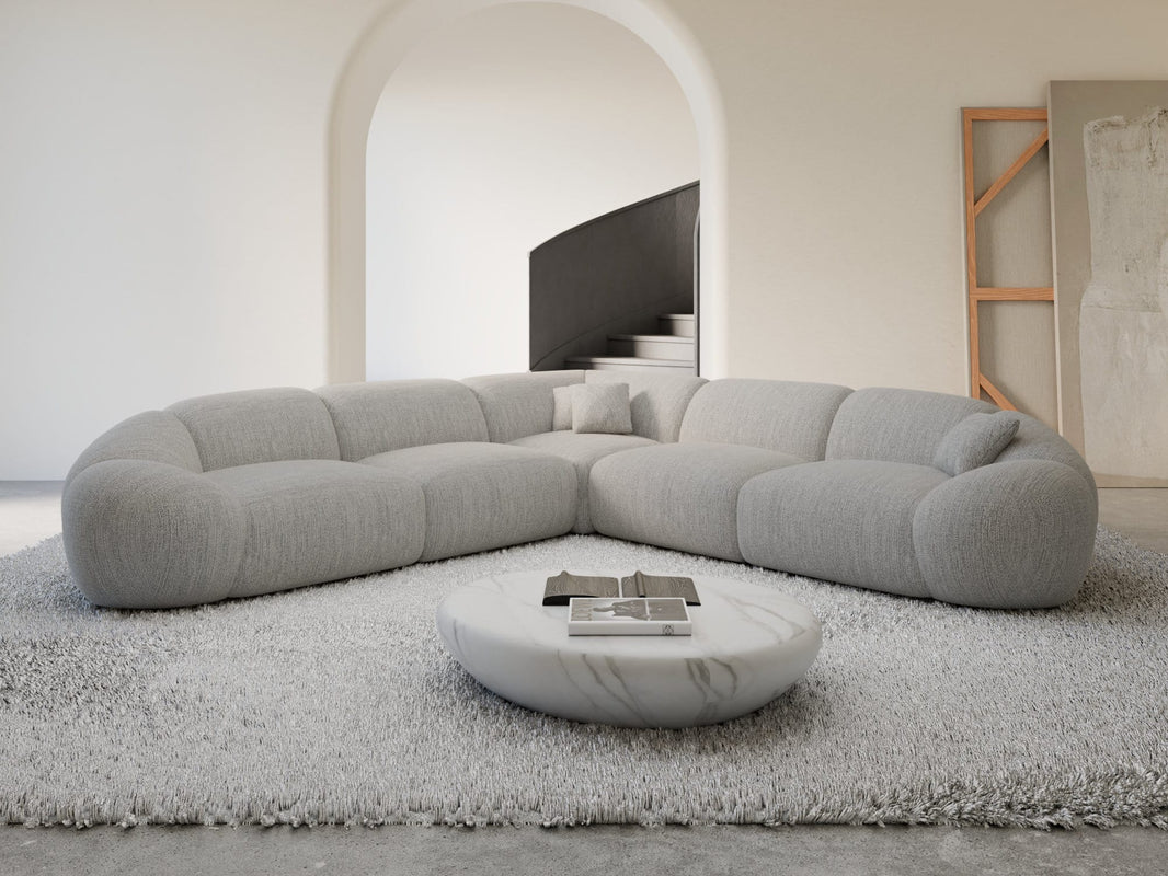 Ecksofa Solverde L-Form aus Stoff