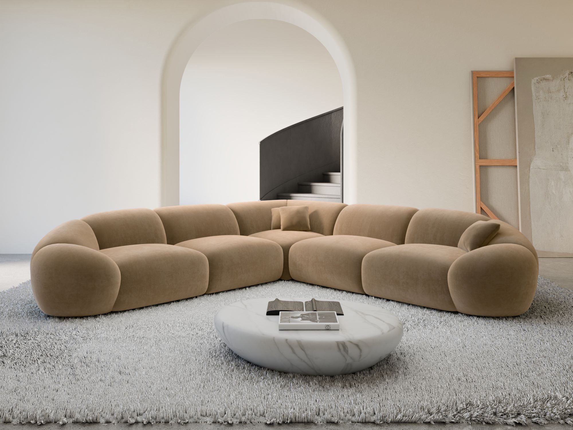 Polster Ecksofa Solverde L Form