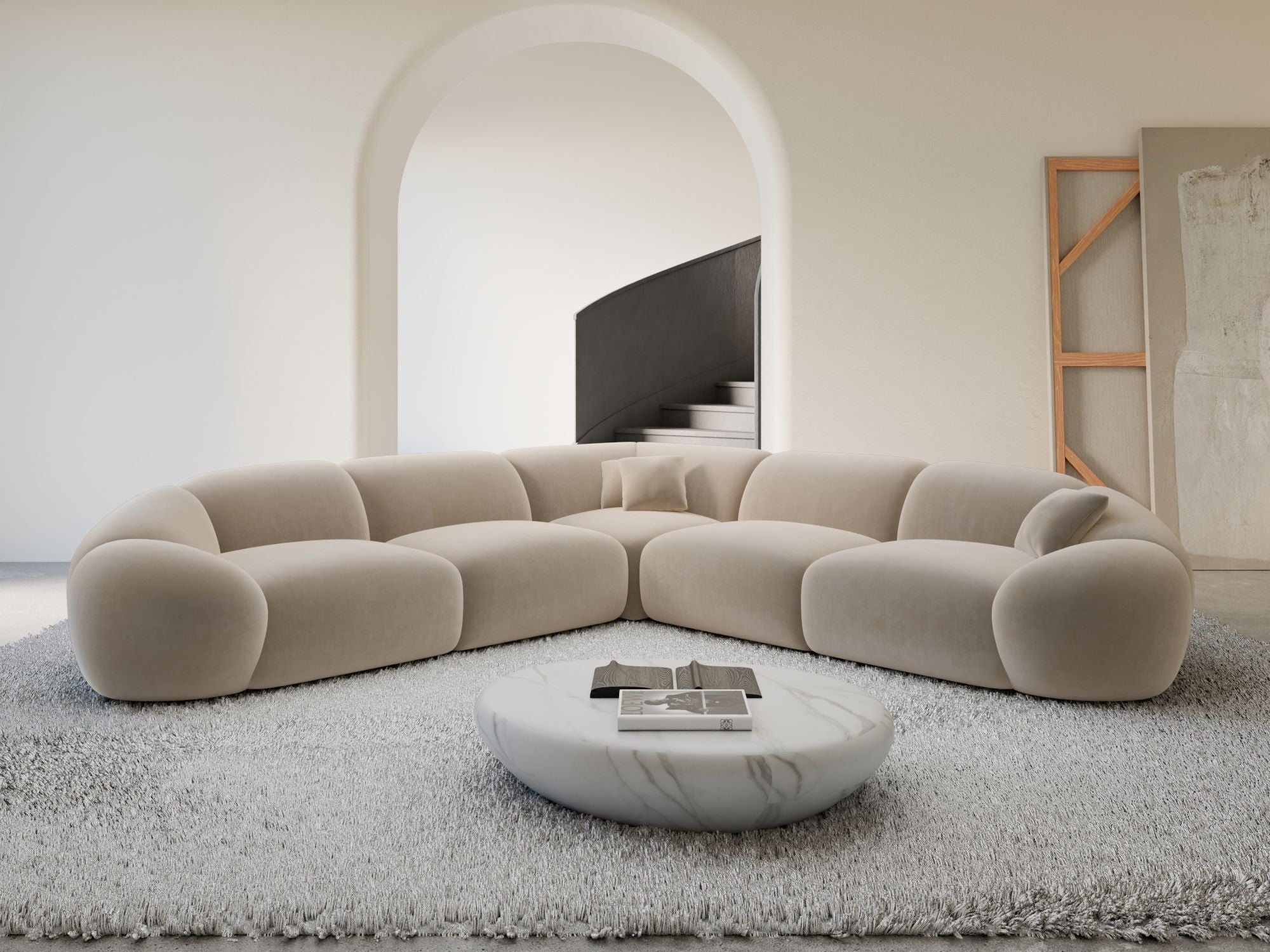 Polster Ecksofa Solverde L Form