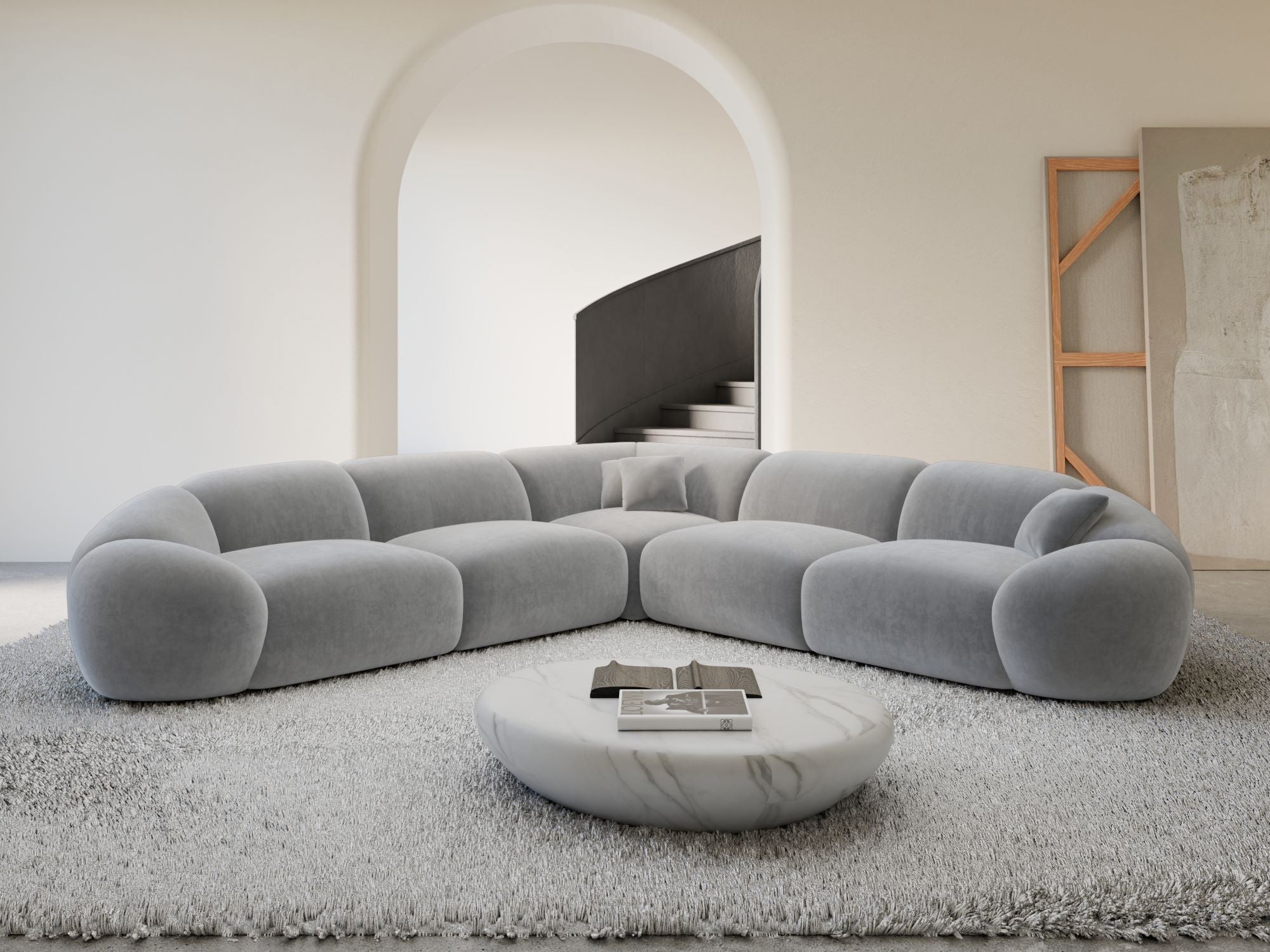Polster Ecksofa Solverde L Form