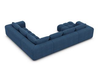 XXL Stoff Wohnlandschaft Casaluna U-Form Dunkelblau