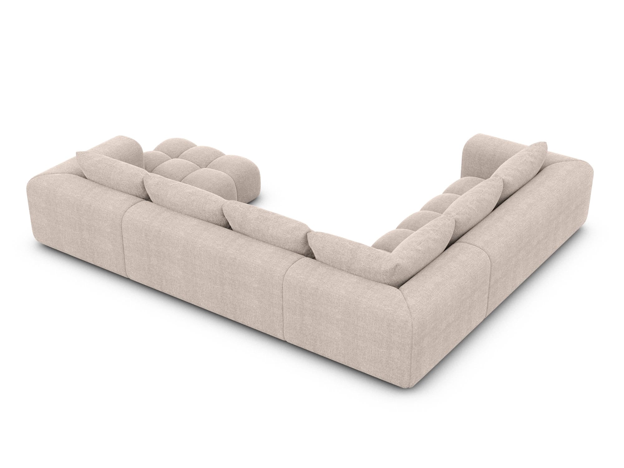 XXL Stoff Wohnlandschaft Casaluna U-Form Beige