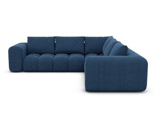 Couch Casaluna L-Form in Stoff Dunkelblau
