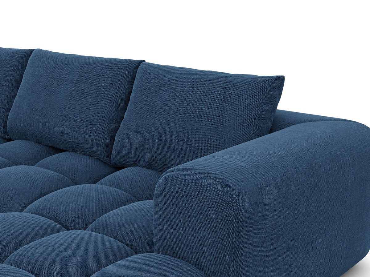 Couch Casaluna L-Form in Stoff Dunkelblau