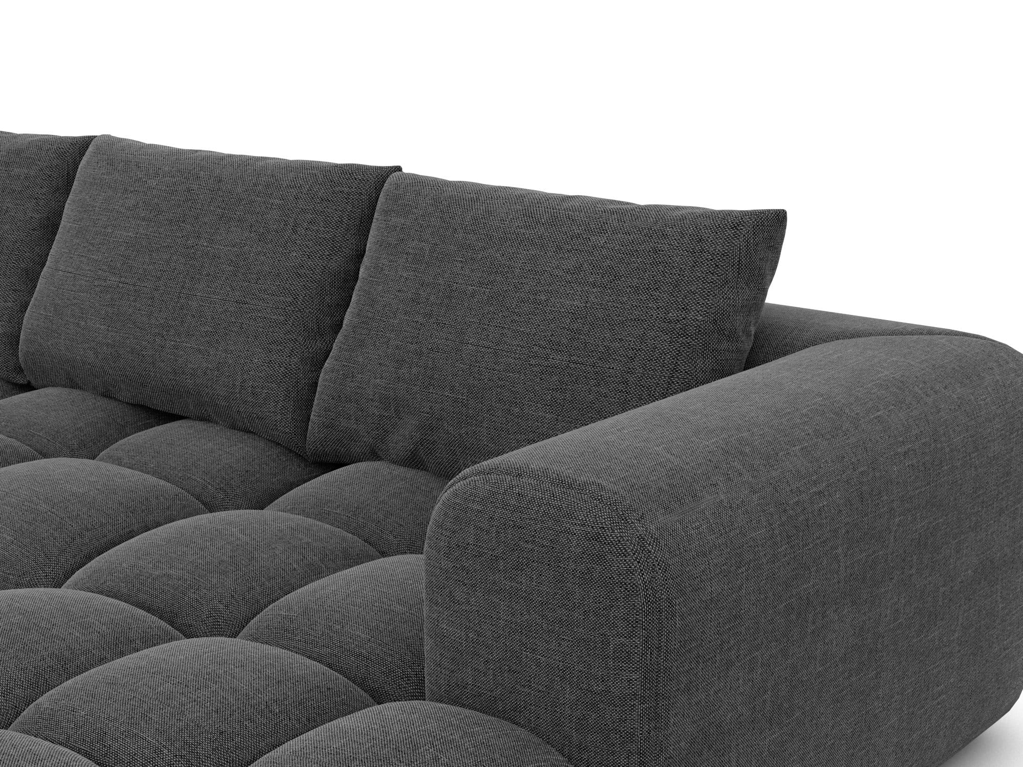 Couch Casaluna L-Form in Stoff Anthrazit