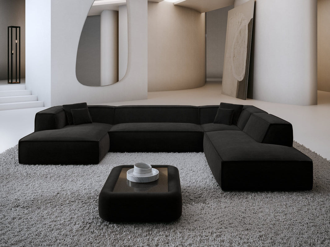 Wohnlandschaft Liranda Lounge U-Form aus Stoff