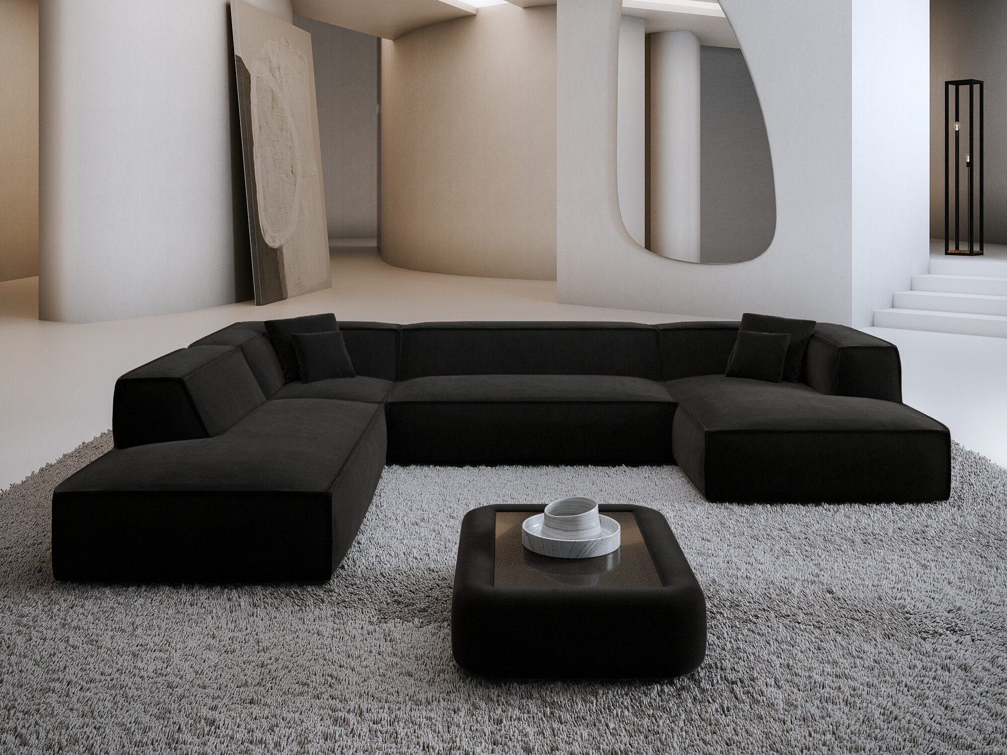 Polster Wohnlandschaft Liranda U-Form Lounge