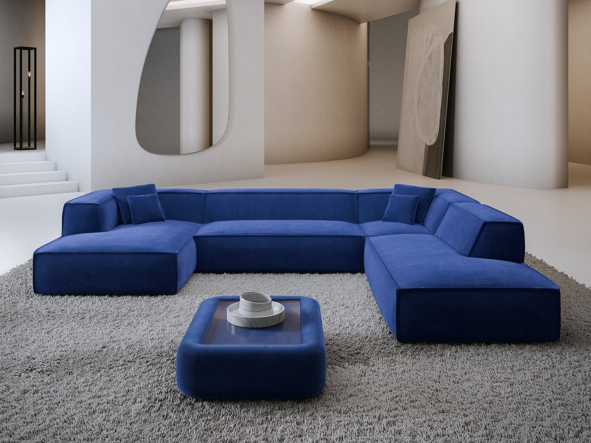Polster Wohnlandschaft Liranda U-Form Lounge