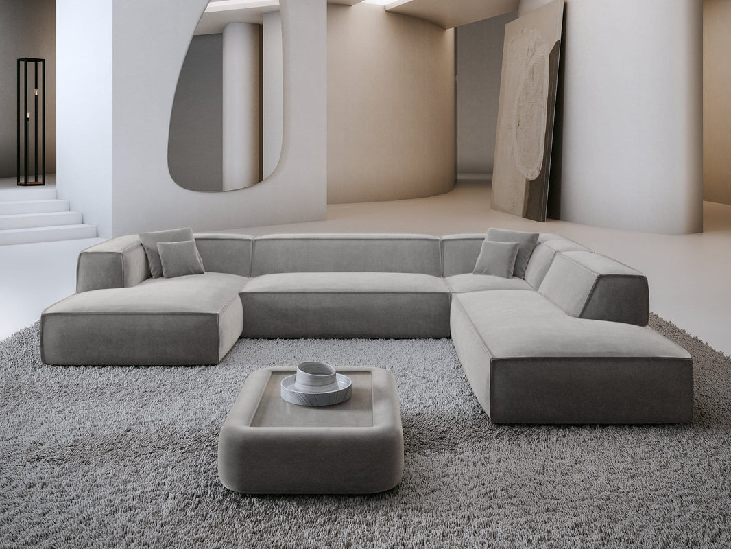 Wohnlandschaft Liranda Lounge U-Form aus Stoff