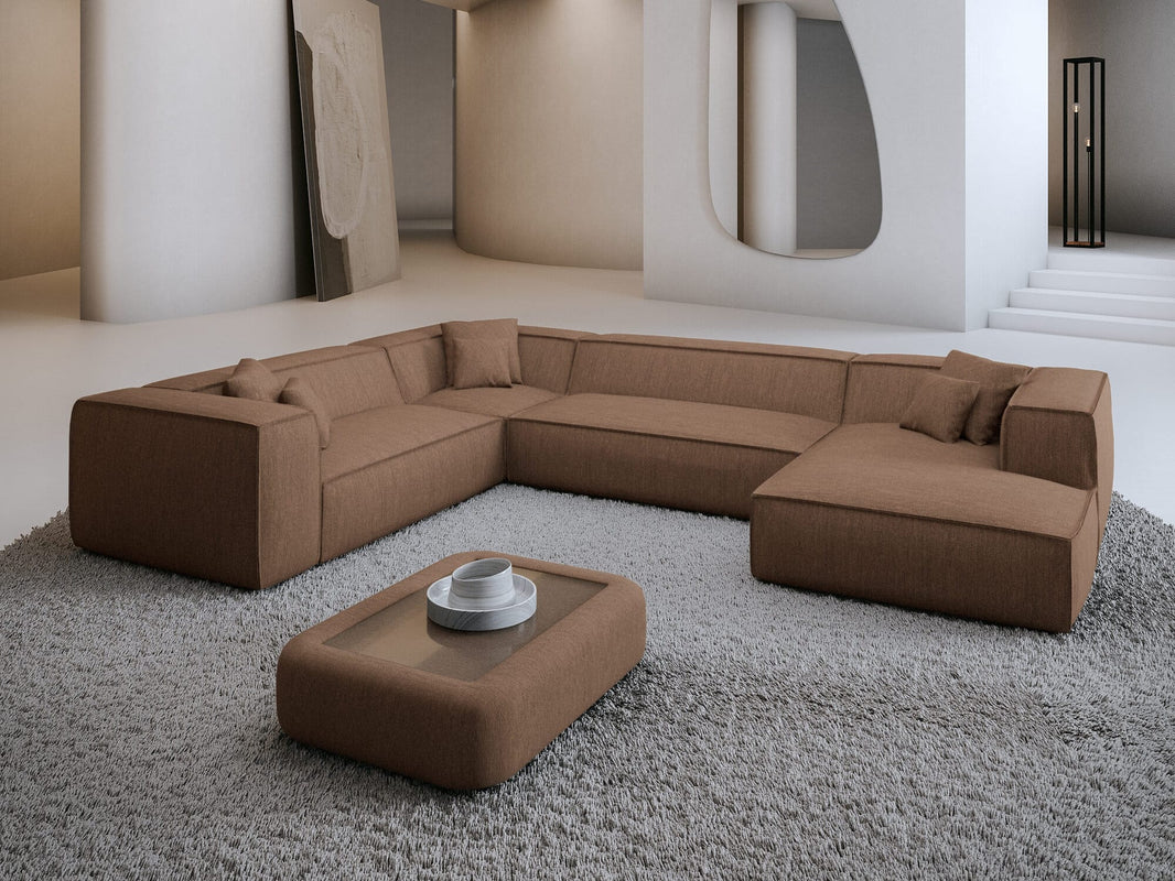 Wohnlandschaft Liranda XXL U-Form in Stoff