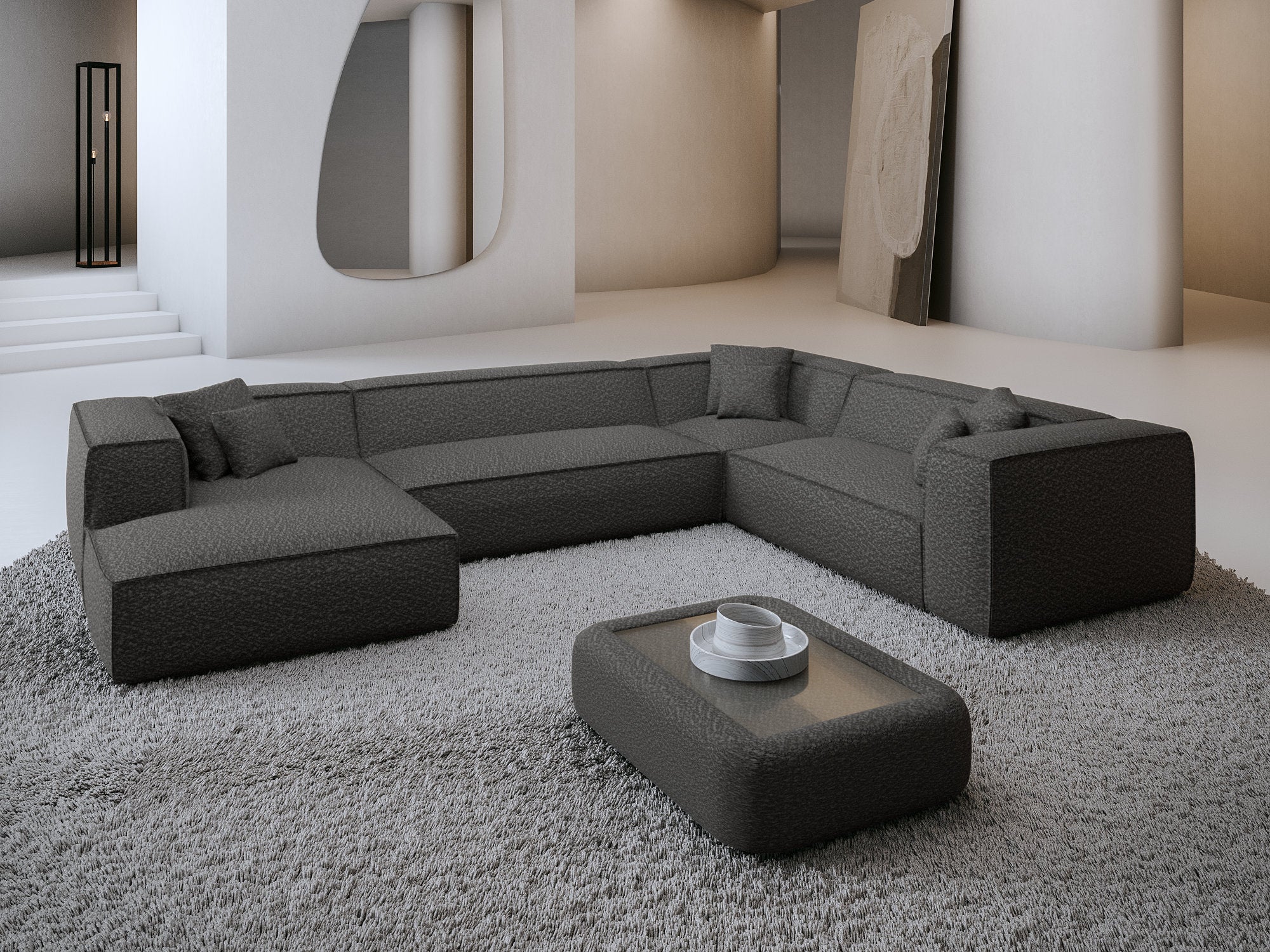 Polster Wohnlandschaft Liranda XXL U-Form