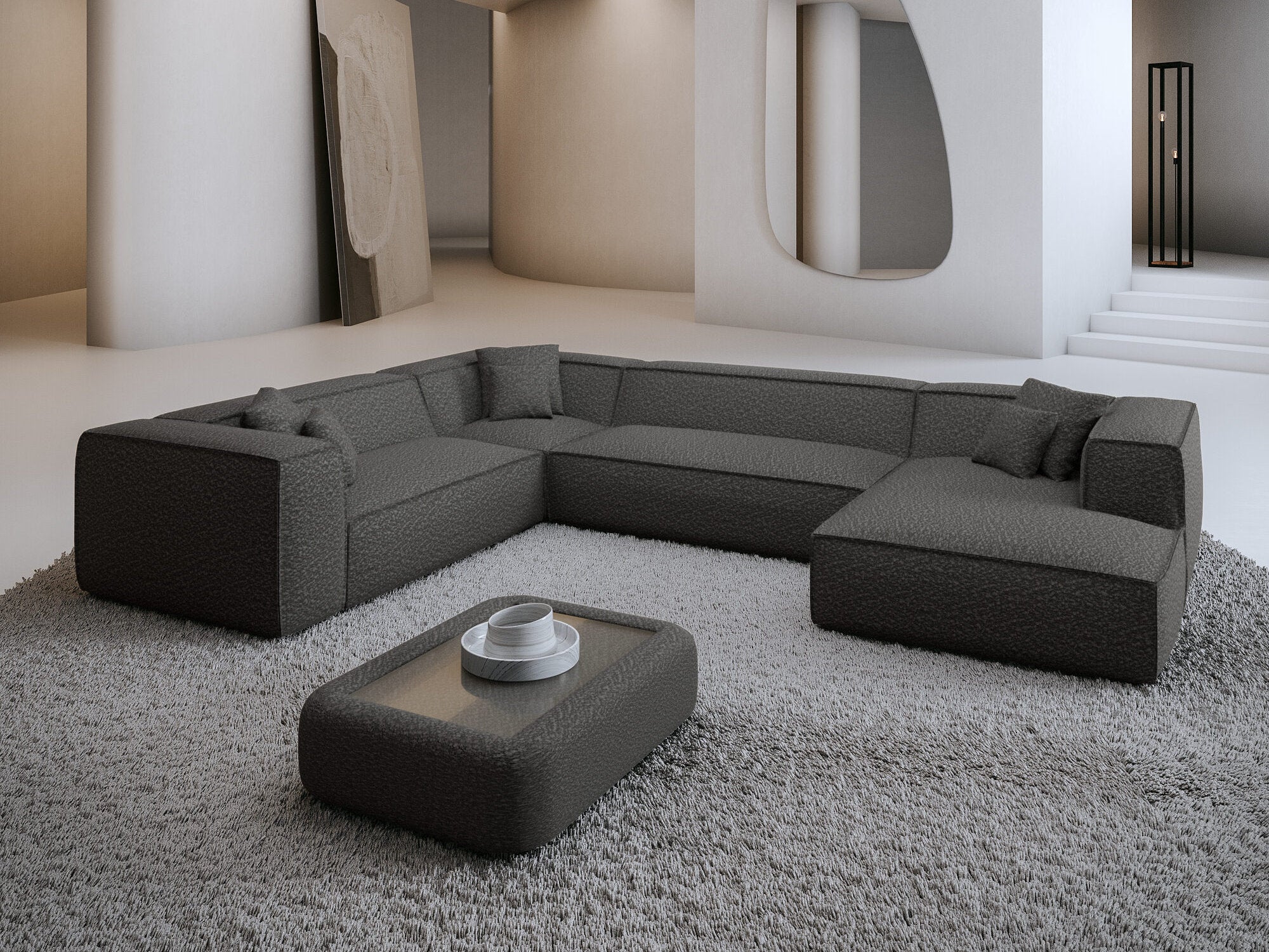 Polster Wohnlandschaft Liranda XXL U-Form