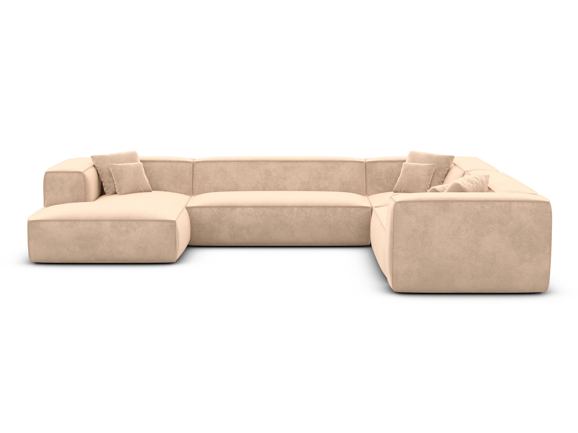 Polster Wohnlandschaft Liranda XXL U-Form Beige
