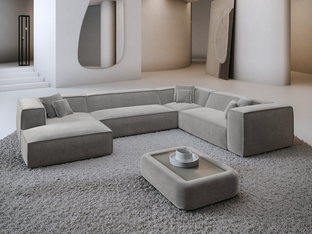 Wohnlandschaft Liranda XXL U-Form in Stoff