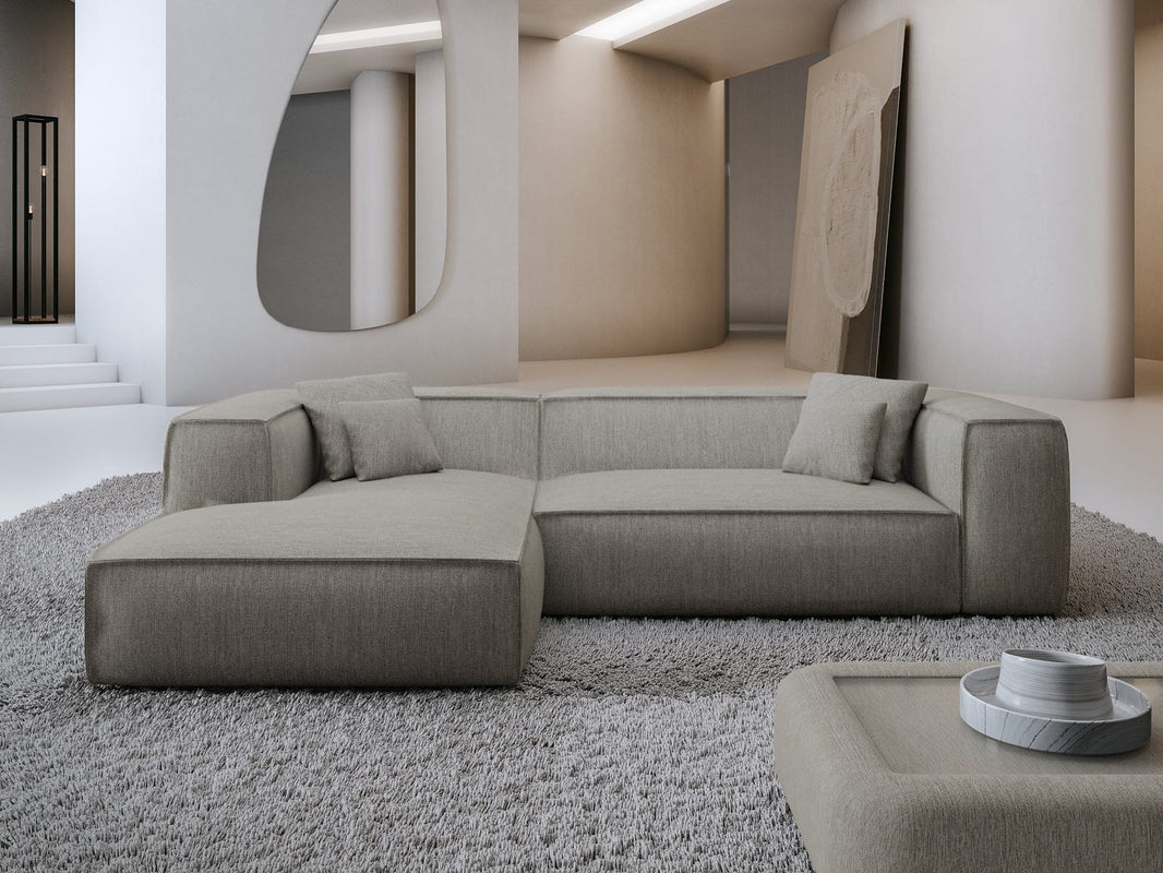 Ecksofa Liranda L-Form aus Stoff