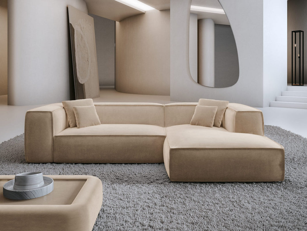 Ecksofa Liranda L-Form aus Stoff