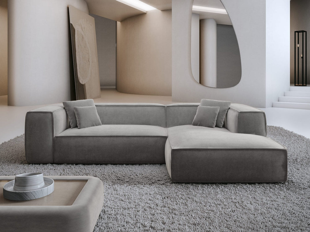 Ecksofa Liranda L-Form aus Stoff