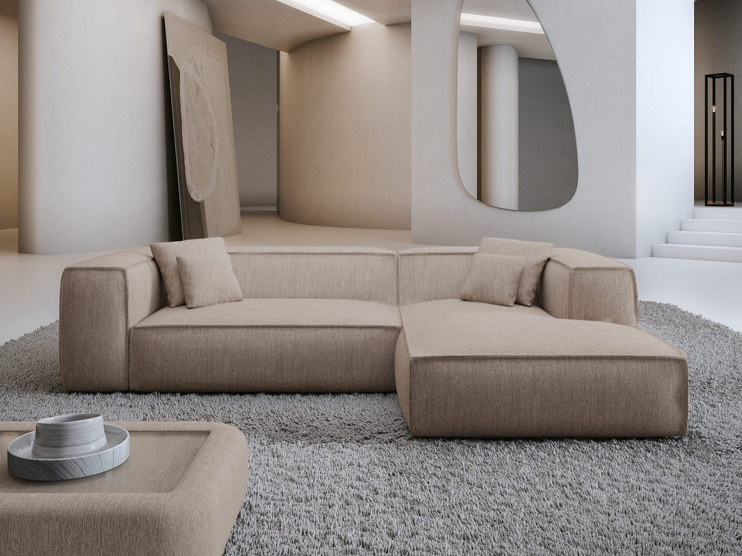 Ecksofa Liranda L-Form aus Stoff