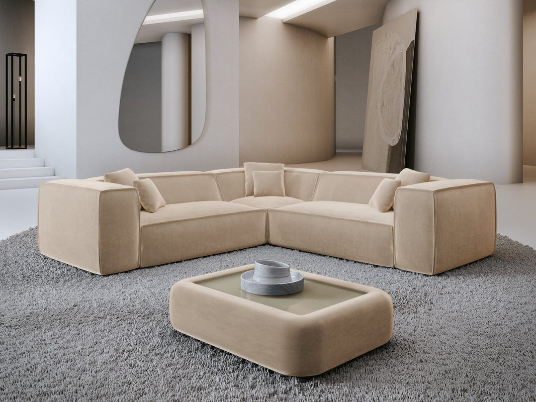Stoff Ecksofa Liranda L-Form