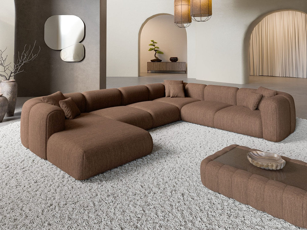 XXL Stoff Wohnlandschaft Venturia U-Form
