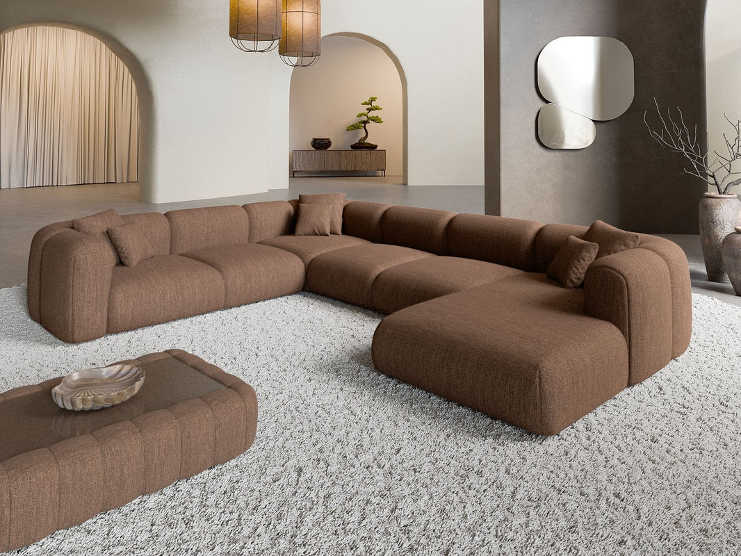 XXL Stoff Wohnlandschaft Venturia U-Form