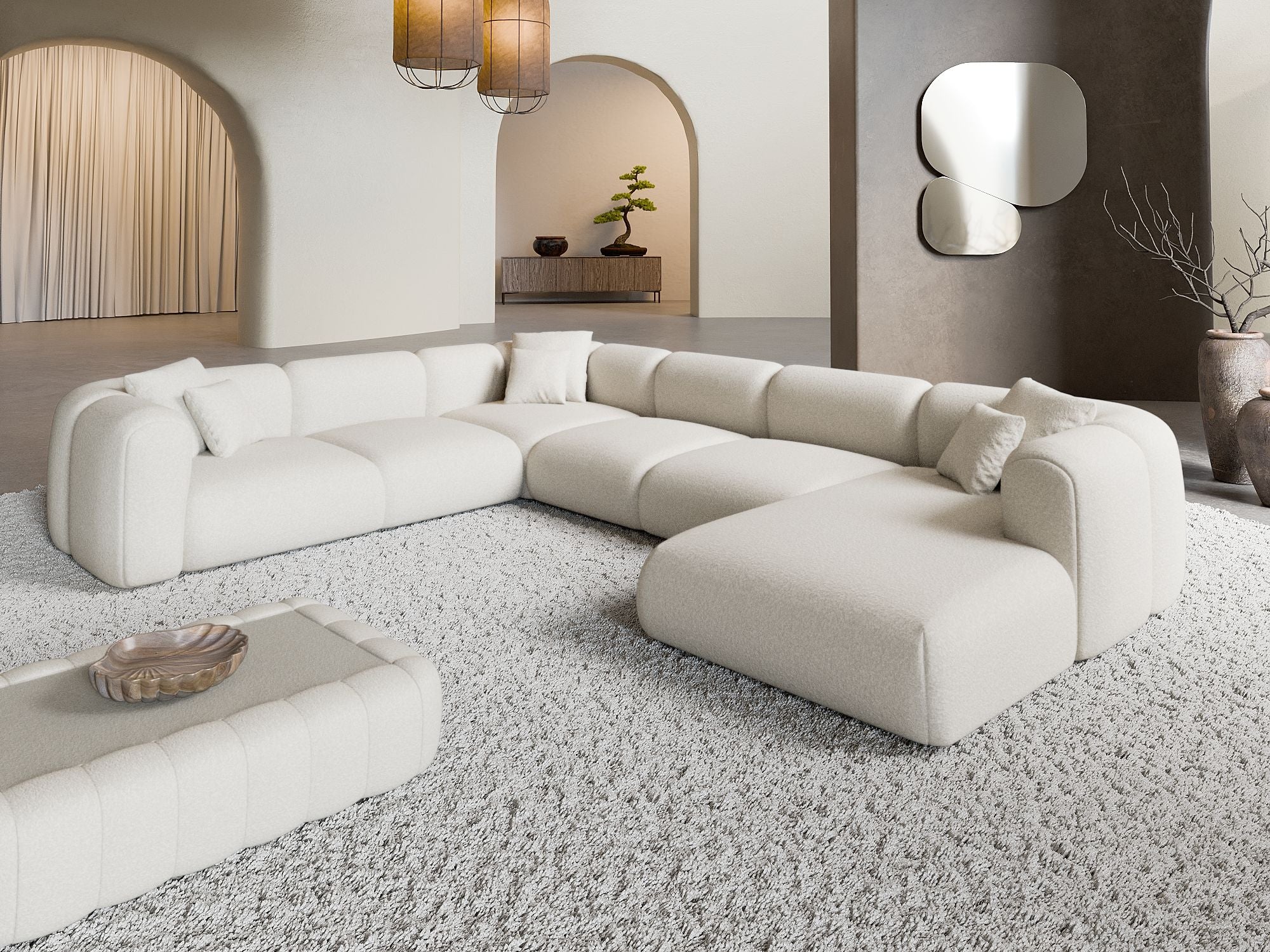 Polster Wohnlandschaft Venturia XXL U-Form