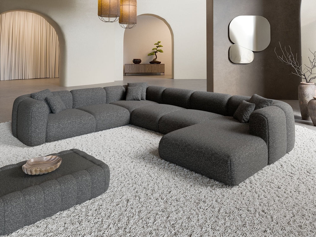 XXL Stoff Wohnlandschaft Venturia U-Form