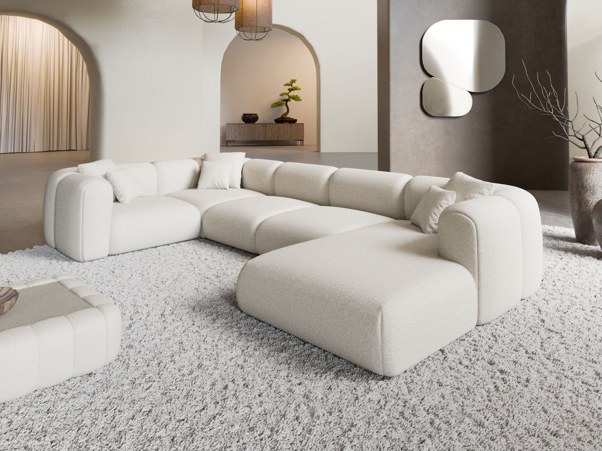 Polster Wohnlandschaft Venturia XL U-Form
