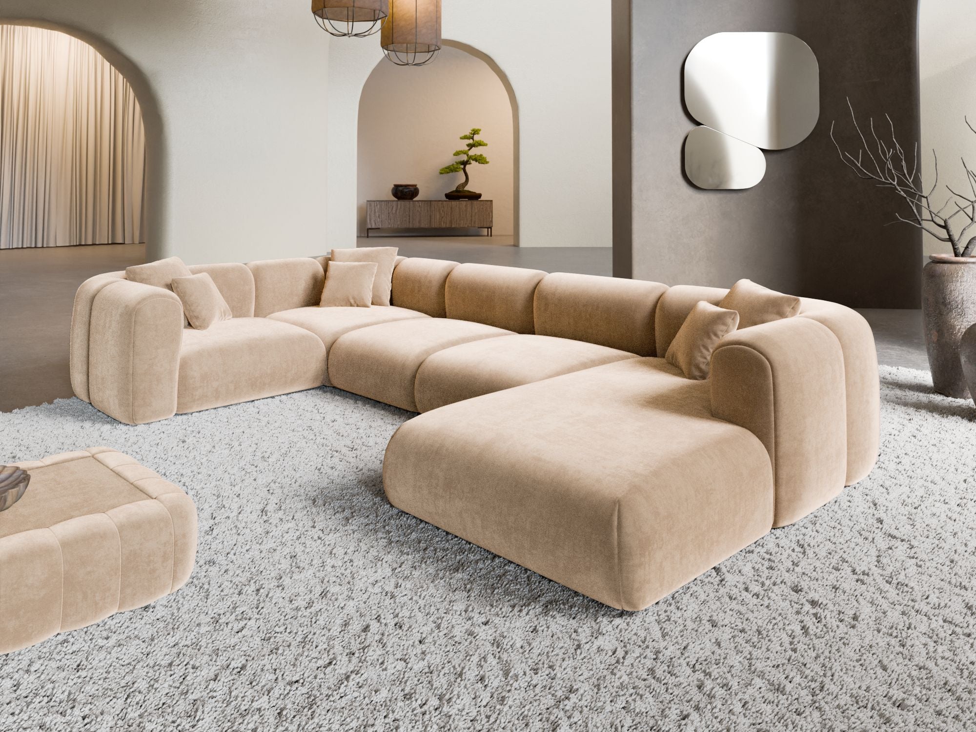 Polster Wohnlandschaft Venturia XL U-Form