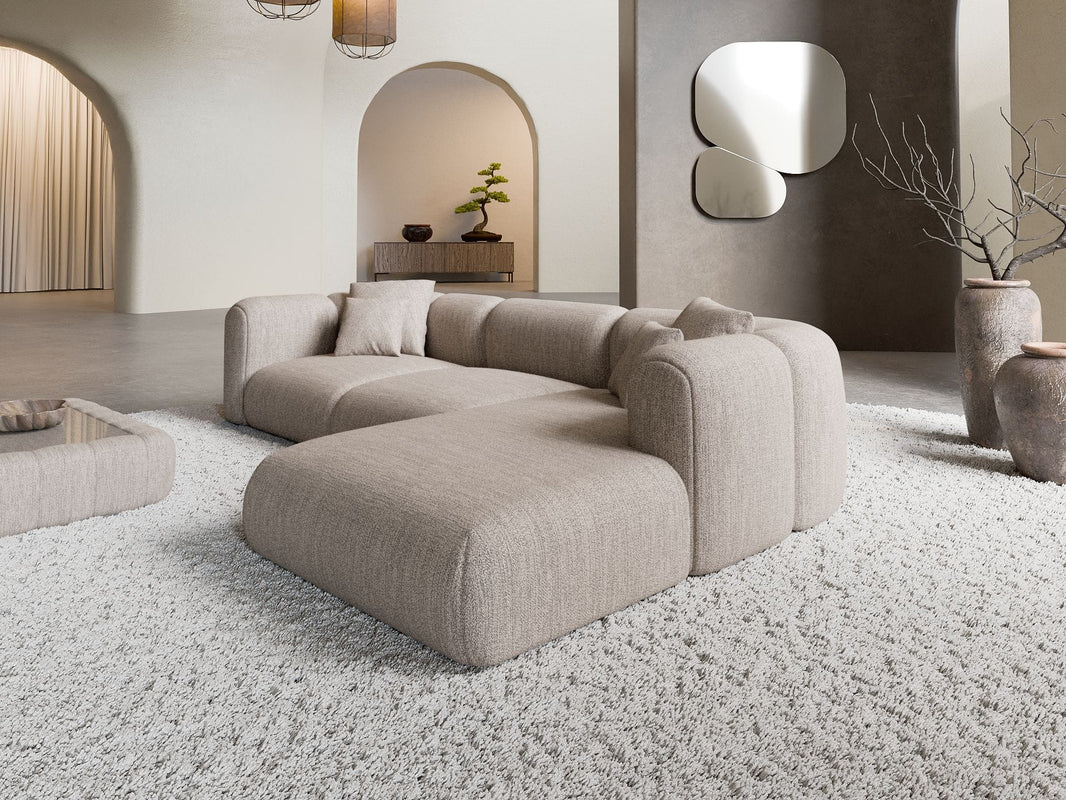 Ecksofa Venturia L-Form aus Stoff