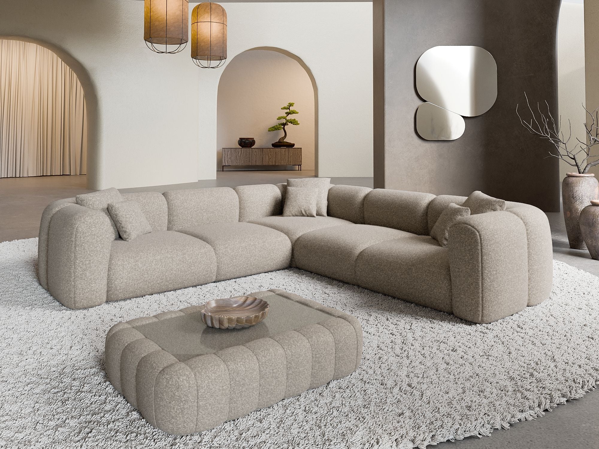 Polster Ecksofa Venturia L Form
