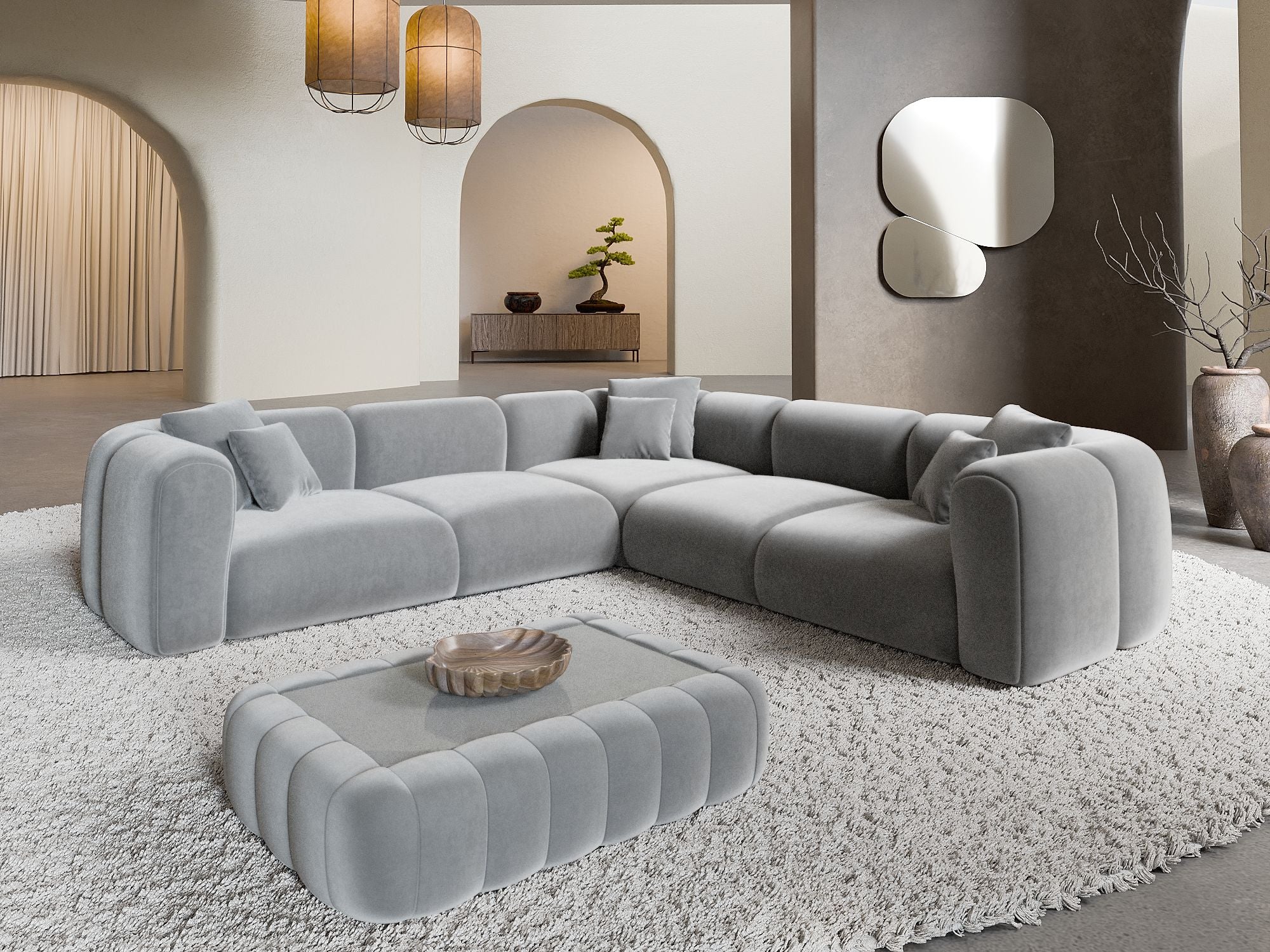 Polster Ecksofa Venturia L Form